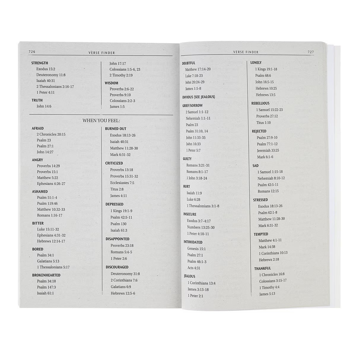 Midnight Floral Softcover King James Version Outreach Bible - The Christian Gift Company