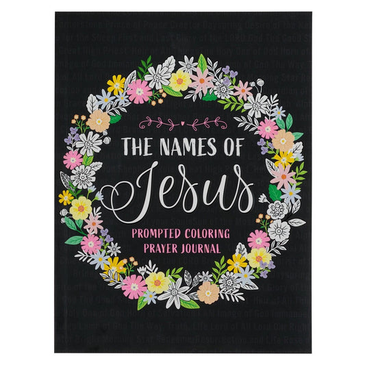 The Names of Jesus Prompted Coloring Prayer Journal - The Christian Gift Company