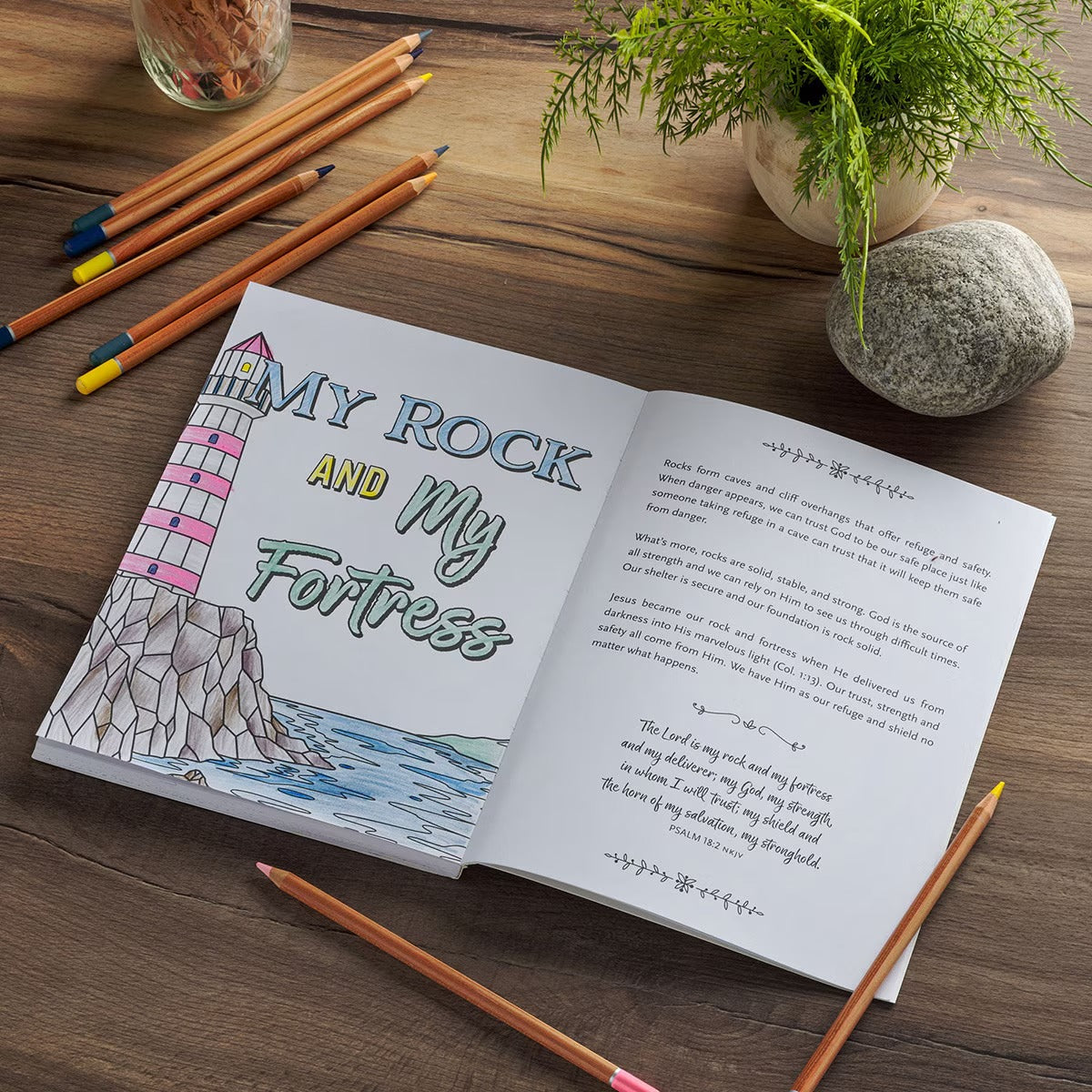 The Names of Jesus Prompted Coloring Prayer Journal - The Christian Gift Company