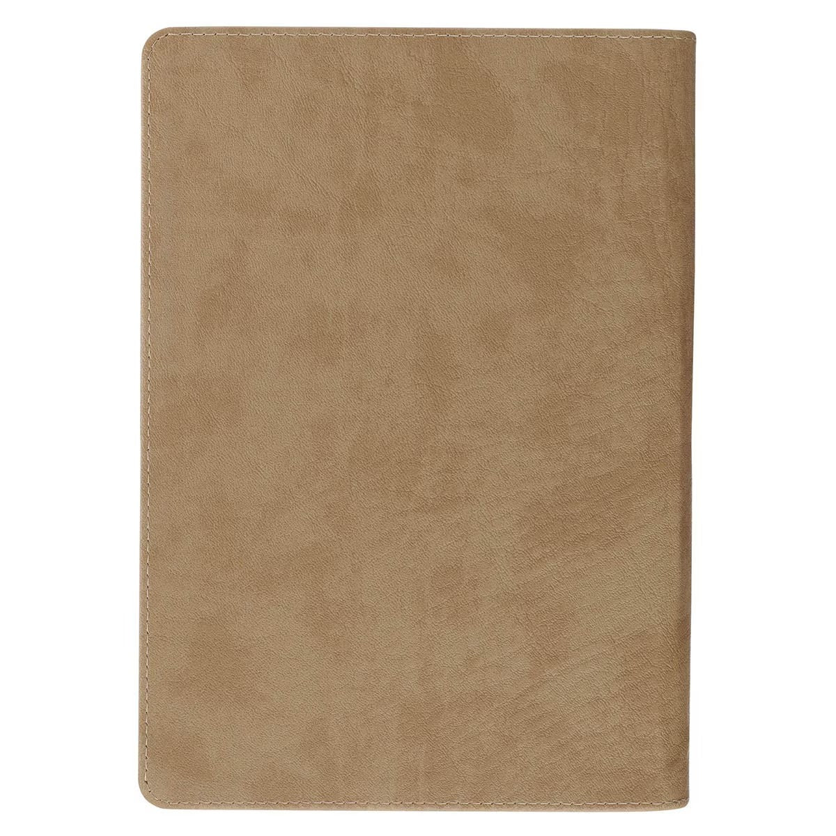 Be Strong and Courageous Lion Tan Faux Leather Journal with Zipper Closure - Joshua 1:9 - The Christian Gift Company