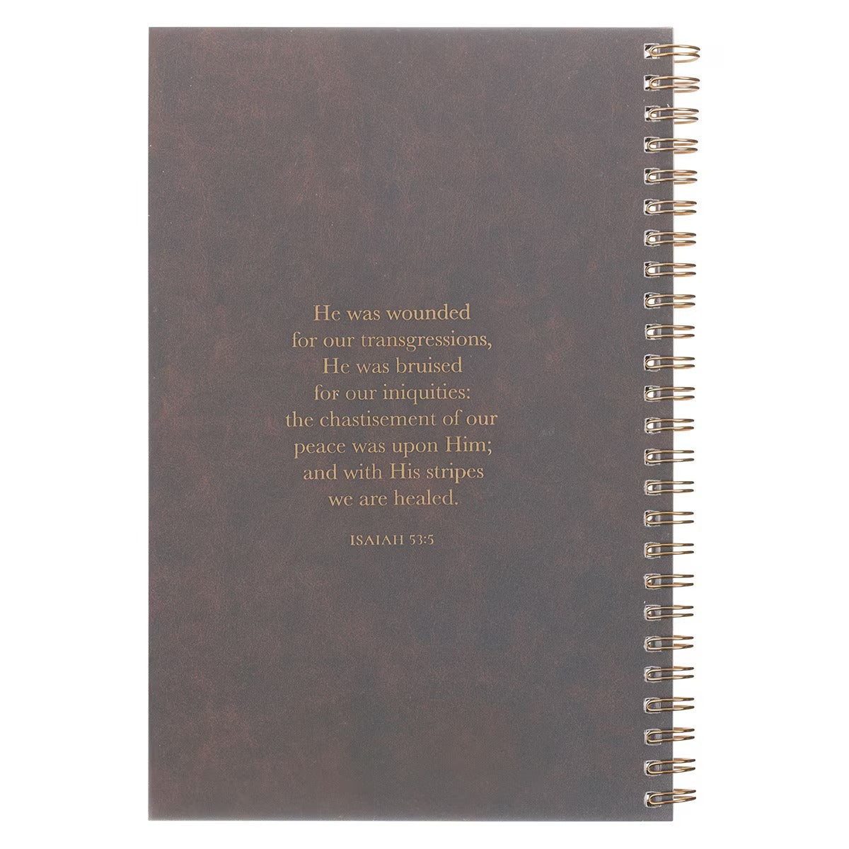 Amazing Grace Spiral Notebook - Isaiah 53:3