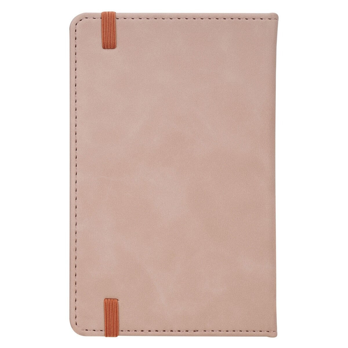 Trust Mottled Blush Faux Leather Hardcover Notebook with Elastic Band Closure - Proverbs 3:5 - The Christian Gift Company