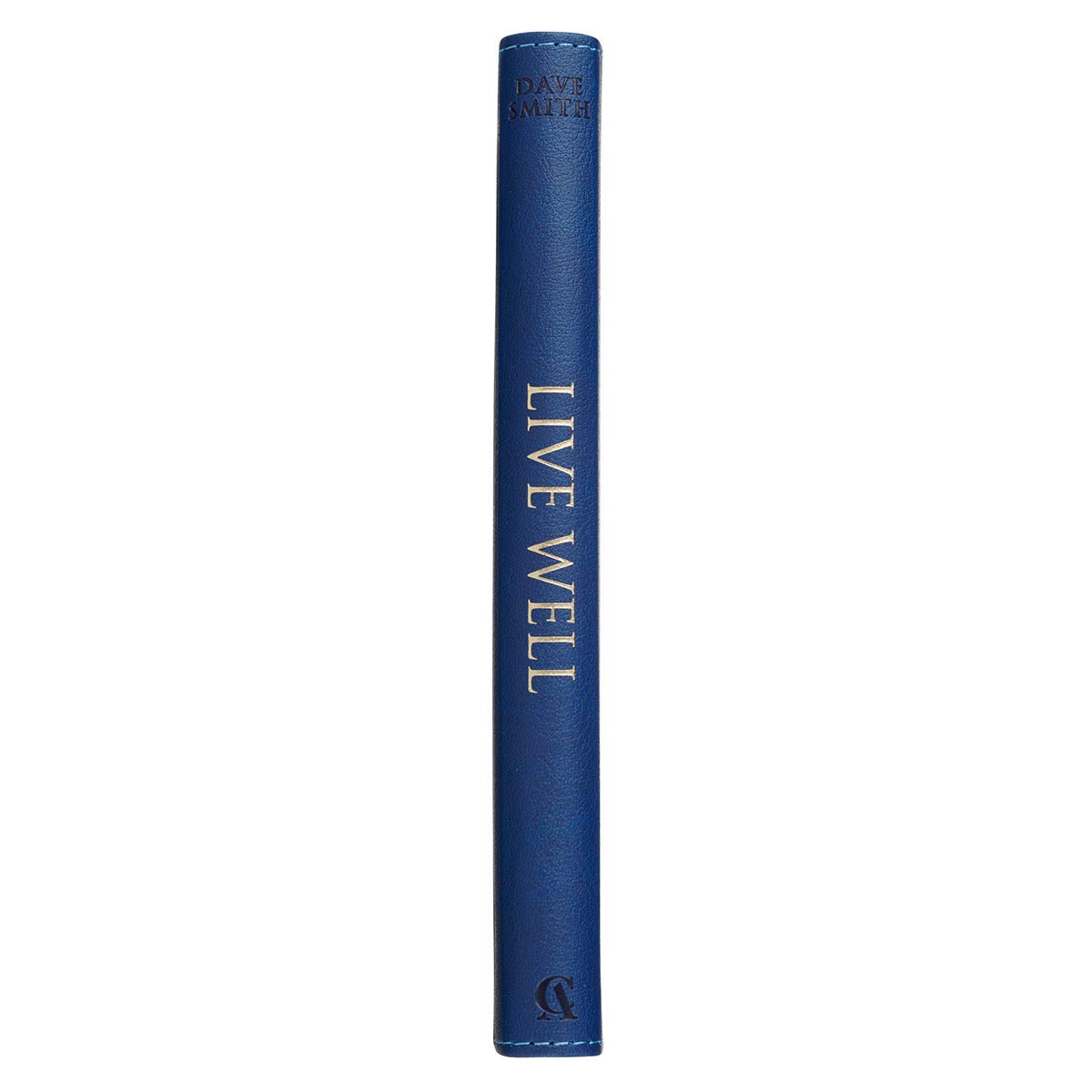 Live Well: God's Plan for Your Wellbeing Blue Faux Leather Daily Devotional - The Christian Gift Company