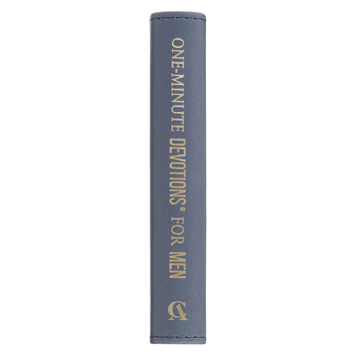 One-Minute Devotions® for Men Slate Blue Faux Leather Devotional - The Christian Gift Company