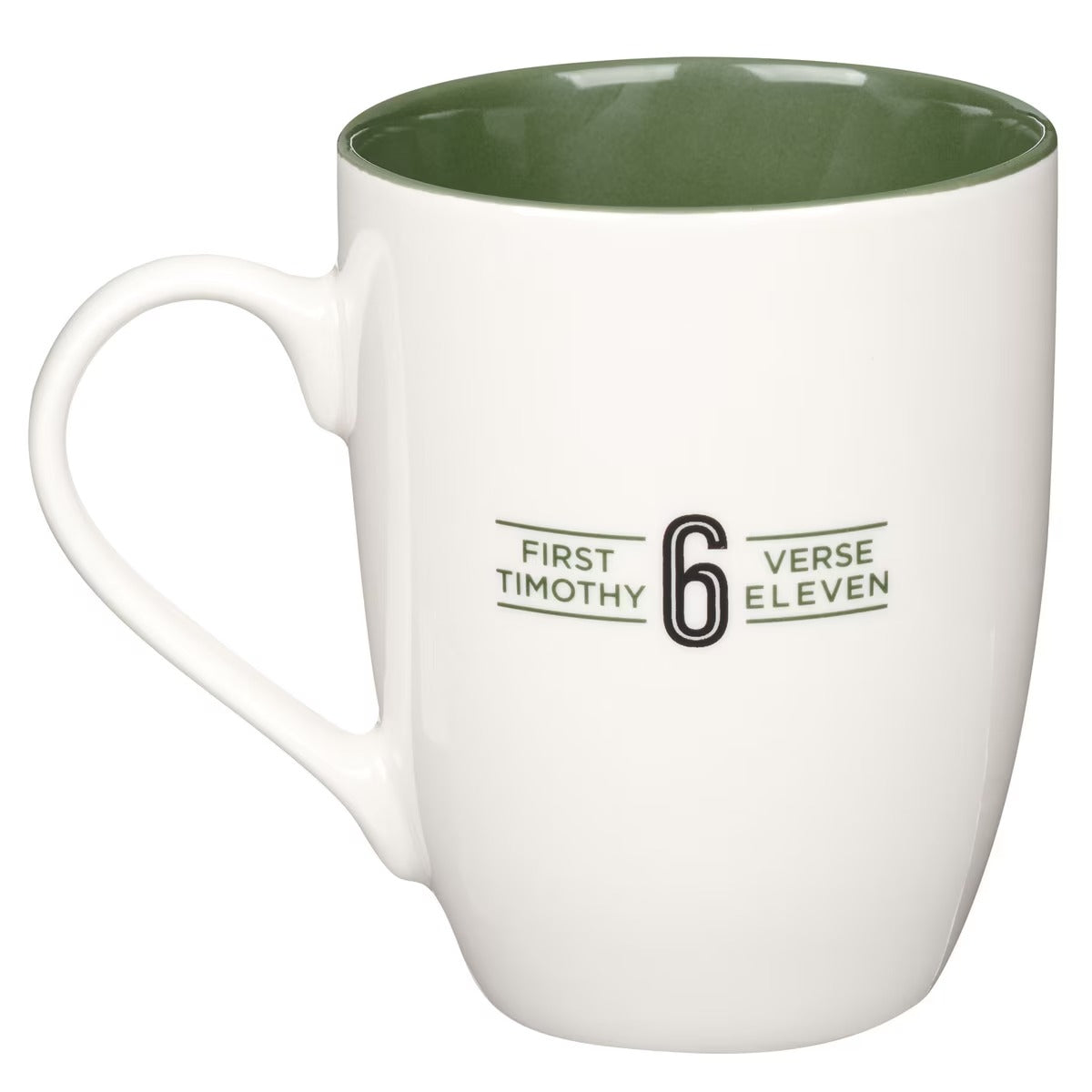 Man of God Cactus Green Ceramic Coffee Mug - 1 Timothy 6:11 - The Christian Gift Company