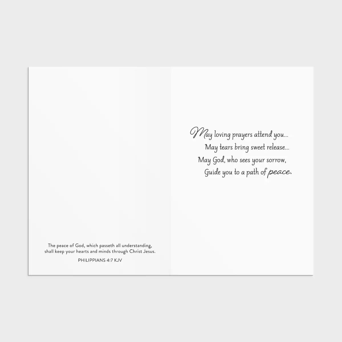 Sympathy - Fields of Comfort - 12 Count Boxed Cards and Envelopes, KJV - The Christian Gift Company