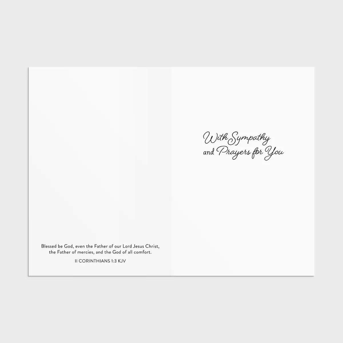 Sympathy - Fields of Comfort - 12 Count Boxed Cards and Envelopes, KJV - The Christian Gift Company