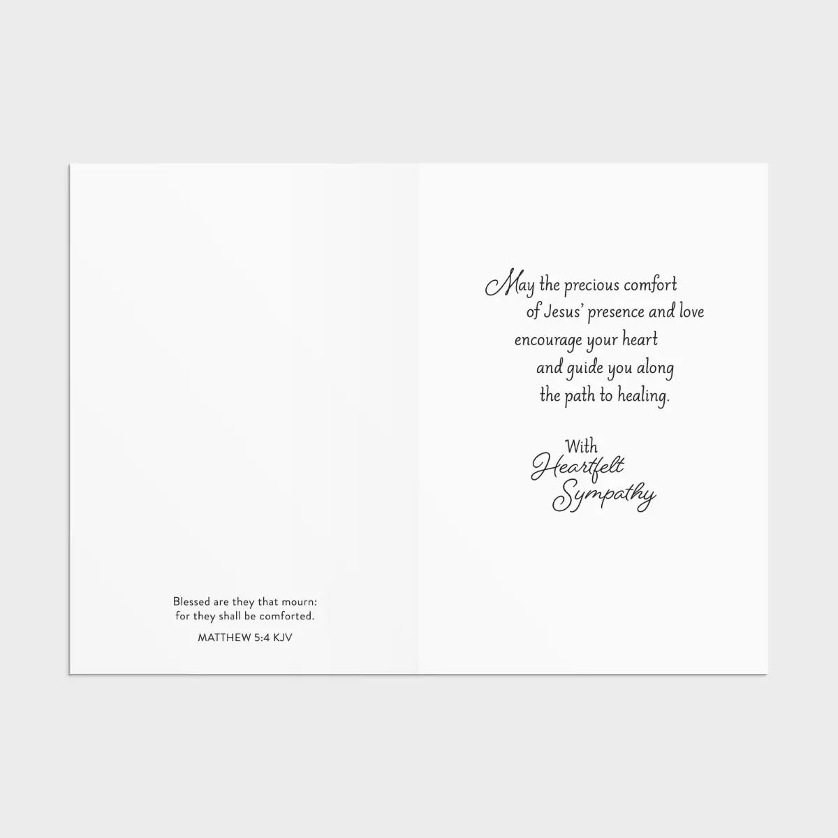 Sympathy - Fields of Comfort - 12 Count Boxed Cards and Envelopes, KJV - The Christian Gift Company