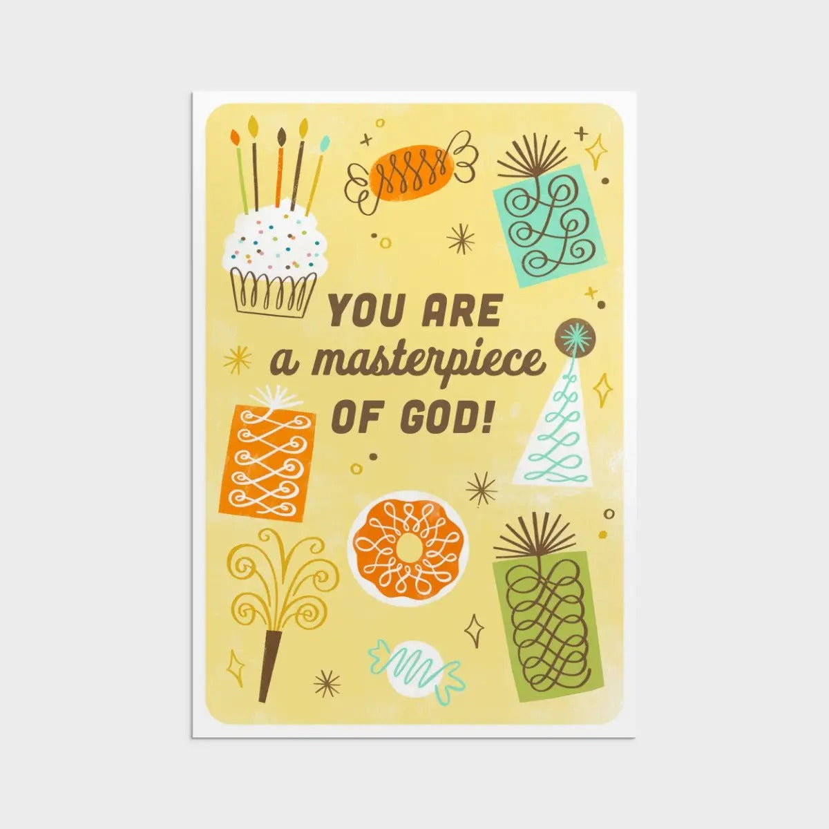 Birthday - Festive Assortment - 12 Boxed Cards and Envelopes, KJV - The Christian Gift Company