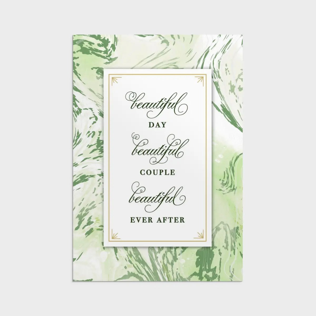 Wedding - Marble - 12 Count Boxed Cards and Envelopes, KJV - The Christian Gift Company