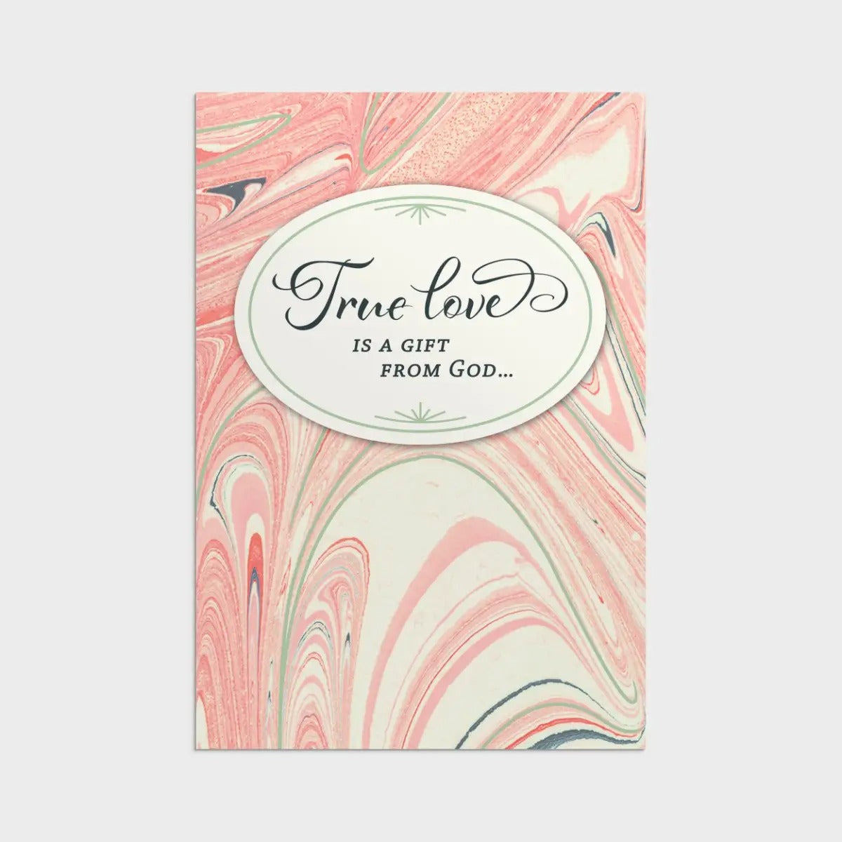 Wedding - Marble - 12 Count Boxed Cards and Envelopes, KJV - The Christian Gift Company