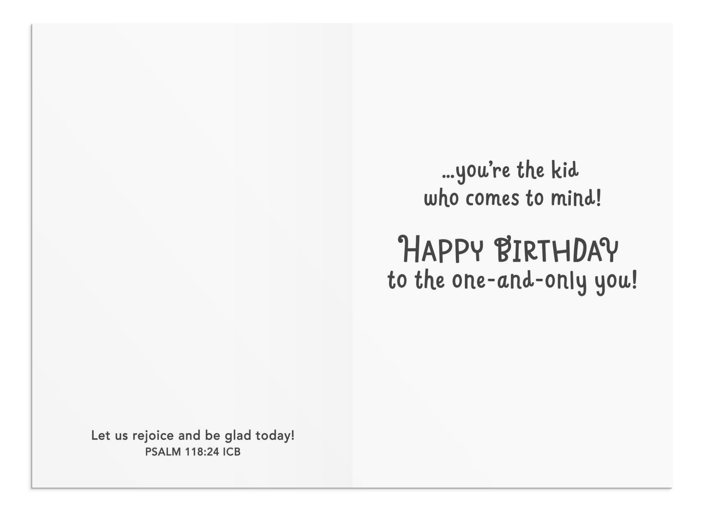 God Made Just One - Children's Birthday - 12 Boxed Cards and Envelopes