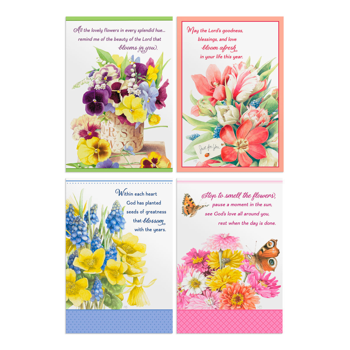 Marjolein Bastin - Birthday - 12 Boxed Cards and Envelopes - The Christian Gift Company