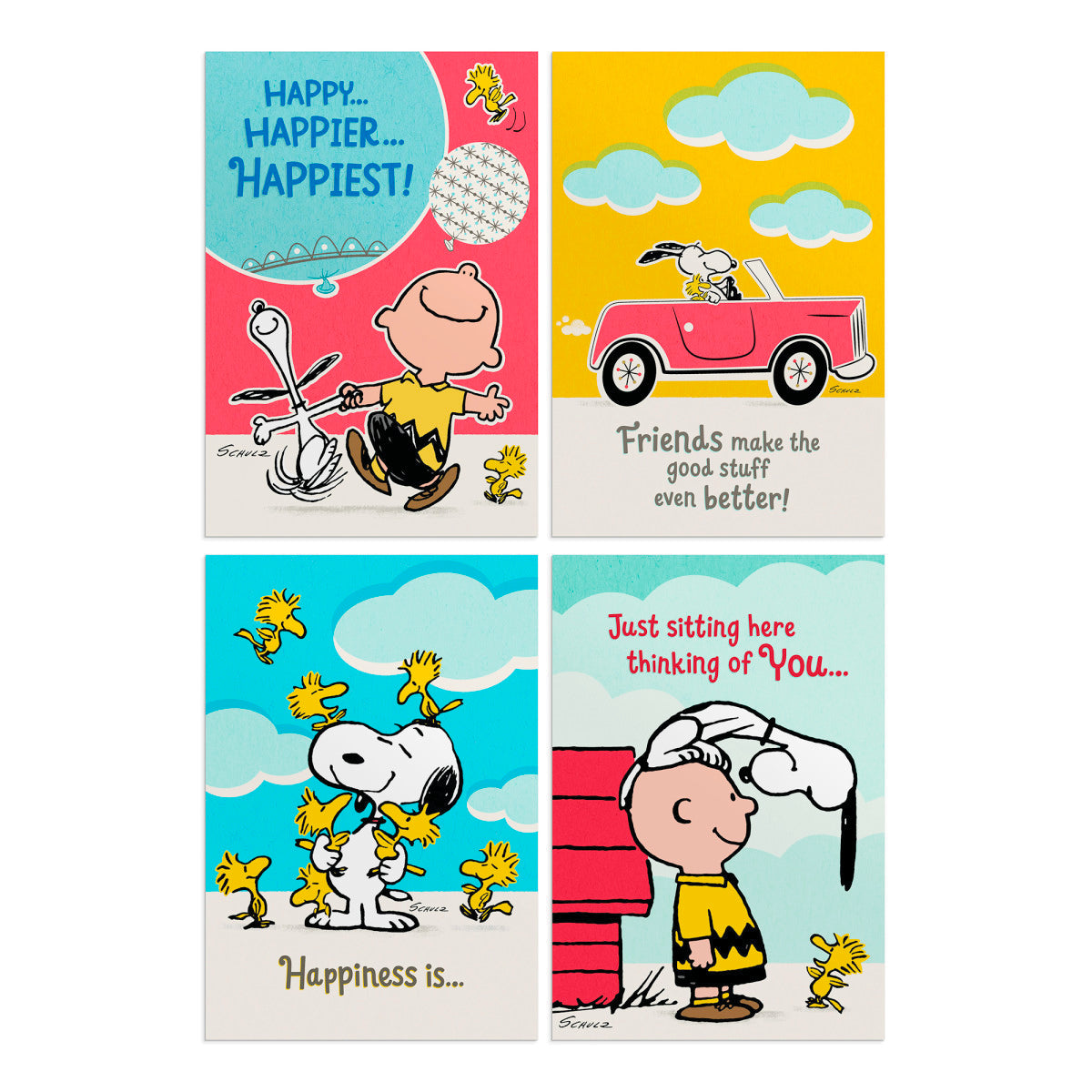 Peanuts® - Thinking of You - 12 Boxed Cards and Envelopes - The Christian Gift Company