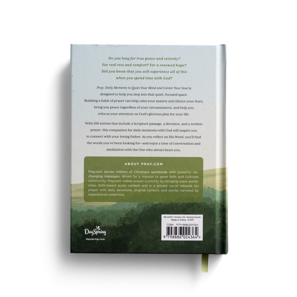 PRAY: Daily Moments to Quiet Your Mind and Center Your Soul - The Christian Gift Company