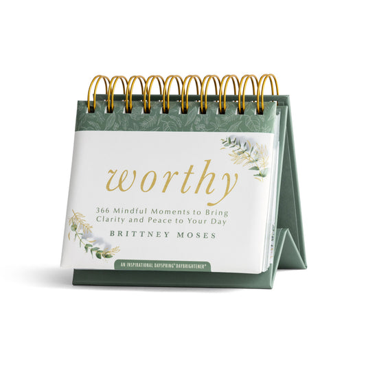 Worthy: 366 Mindful Moments to Bring Peace & Clarity to Your Day - 365 Day Inspirational DayBrightener - The Christian Gift Company