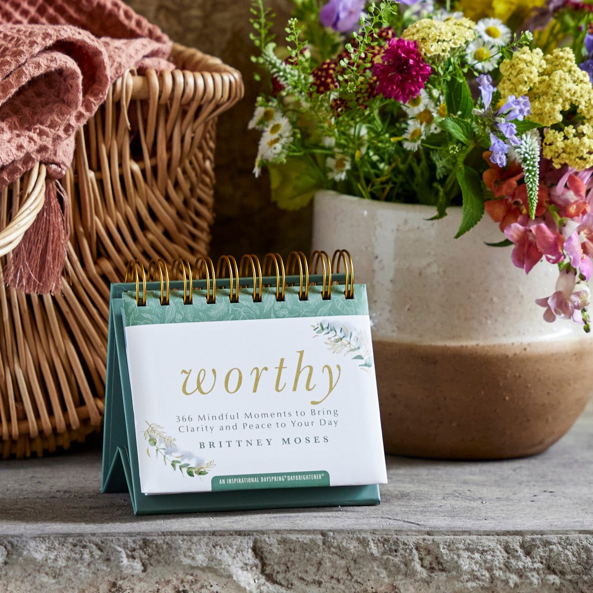 Worthy: 366 Mindful Moments to Bring Peace & Clarity to Your Day - 365 Day Inspirational DayBrightener - The Christian Gift Company