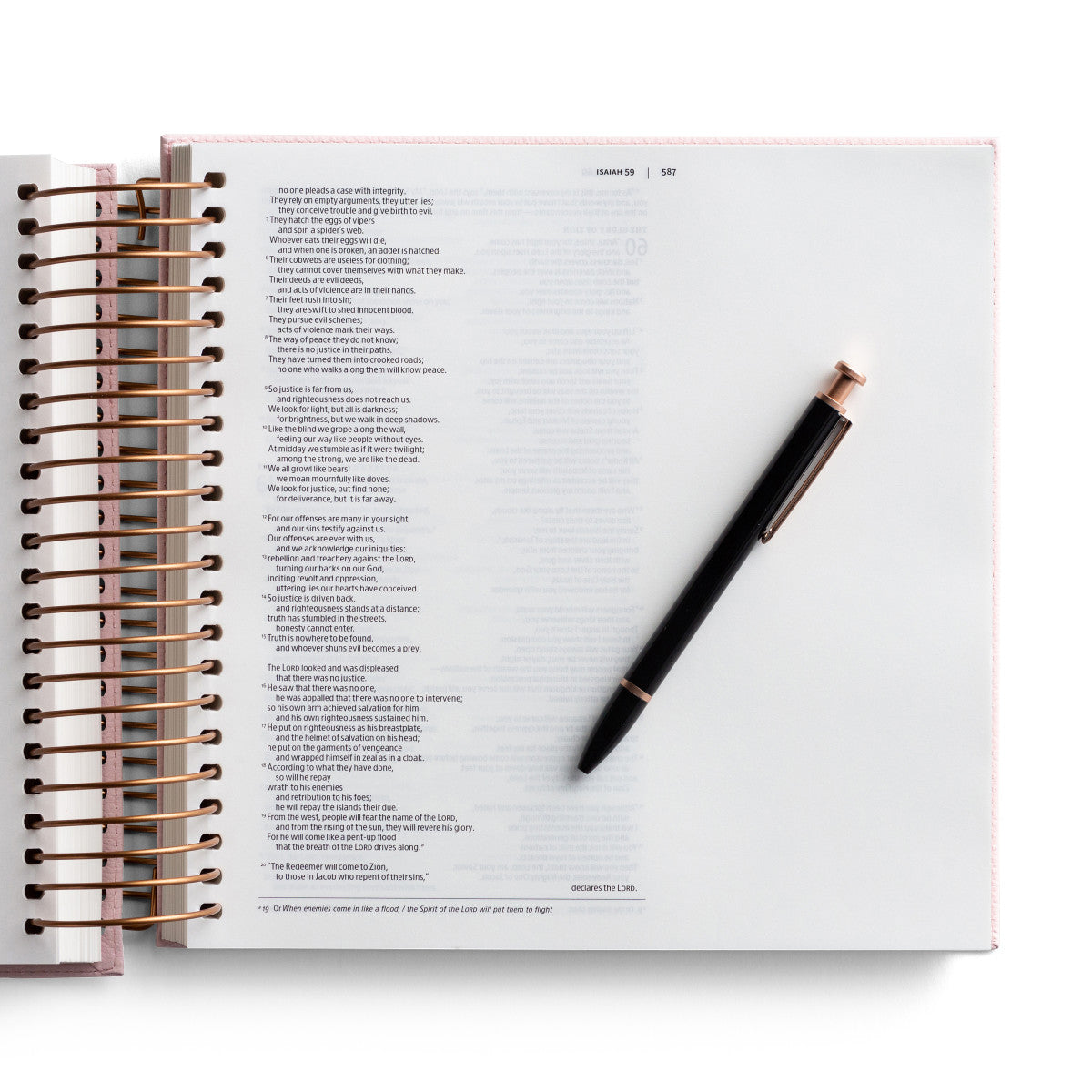 Illustrating Bible NIV Pink (Spiral Bound)