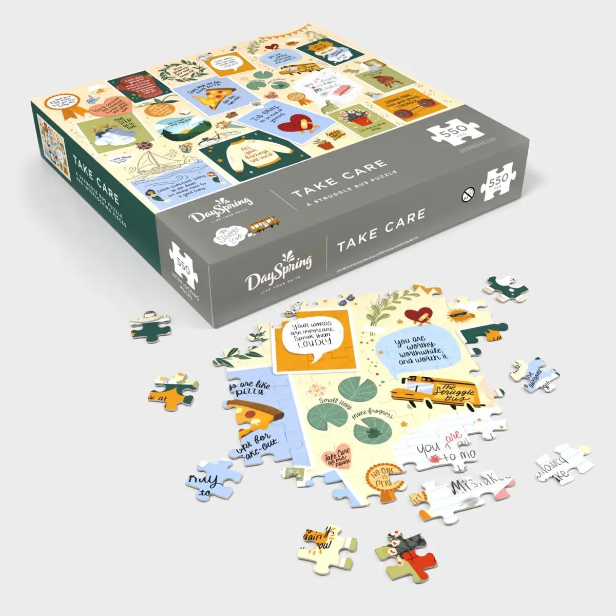 Struggle Bus - Take Care - 550 Piece Puzzle - The Christian Gift Company