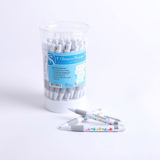 Christian Message Pens - 36 in carton