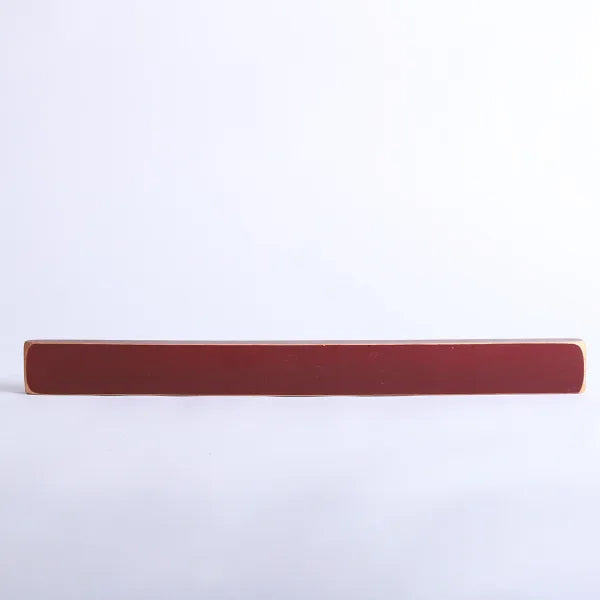 45cm Engraved Wooden Sign: Love Never Fails/Red - The Christian Gift Company