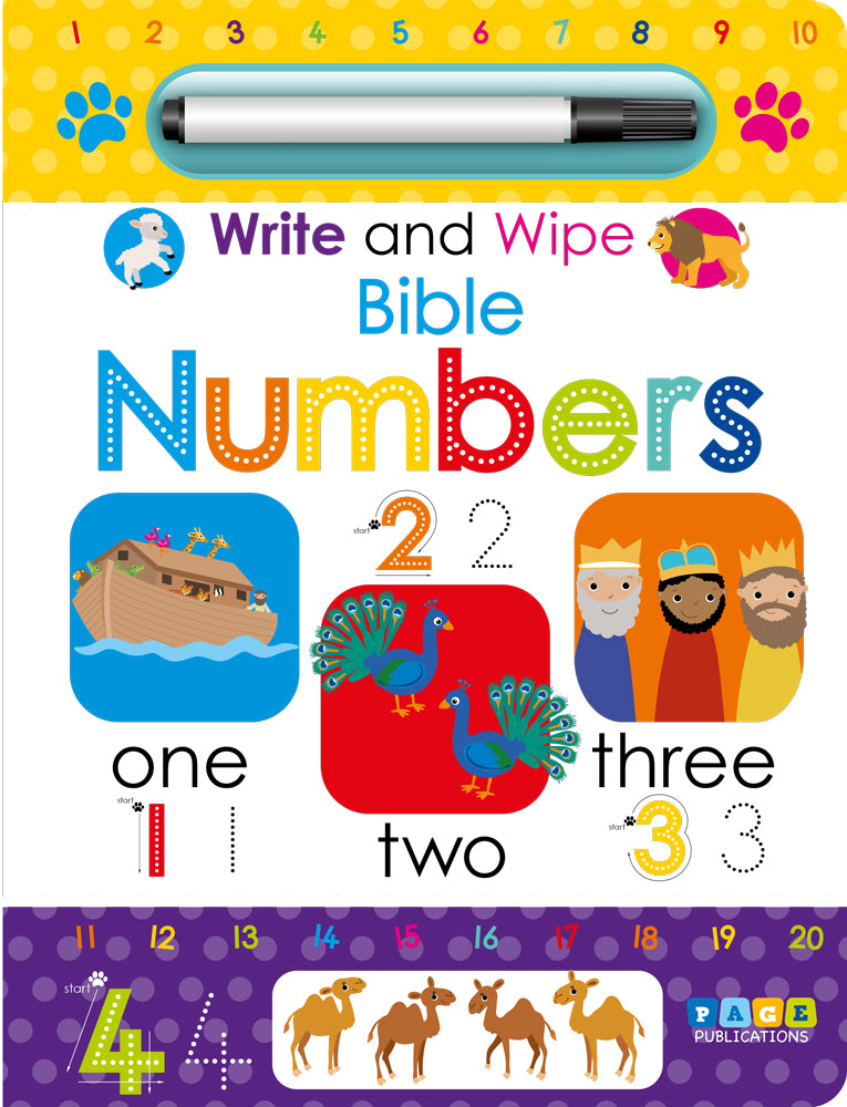 Write And Wipe Bible Numbers - The Christian Gift Company