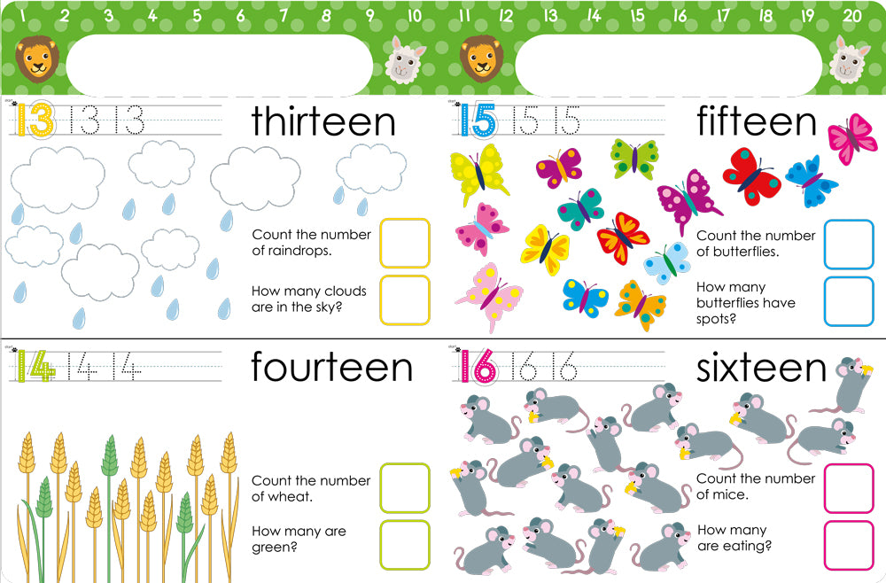 Write And Wipe Bible Numbers - The Christian Gift Company