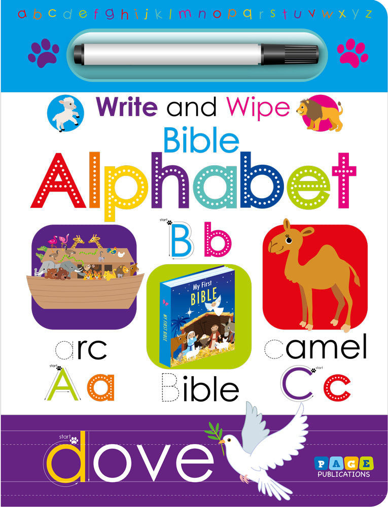 Write And Wipe Bible Alphabet - The Christian Gift Company