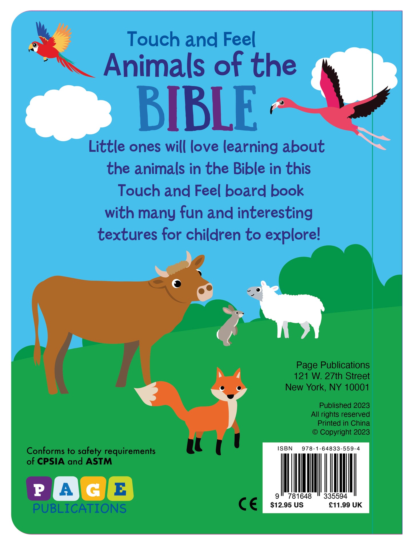 Touch And Feel Animals Of The Bible - The Christian Gift Company