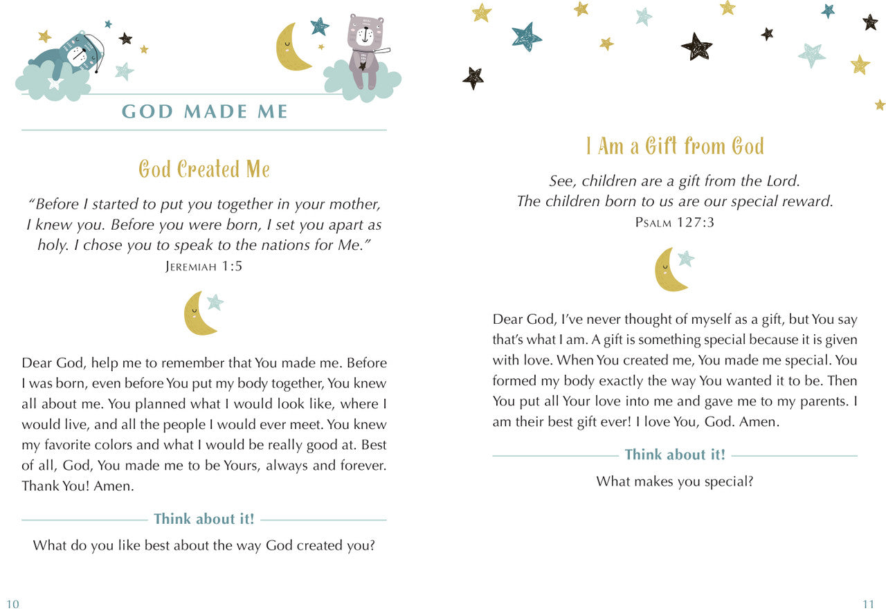 3-Minute Bedtime Prayers for Little Hearts - The Christian Gift Company