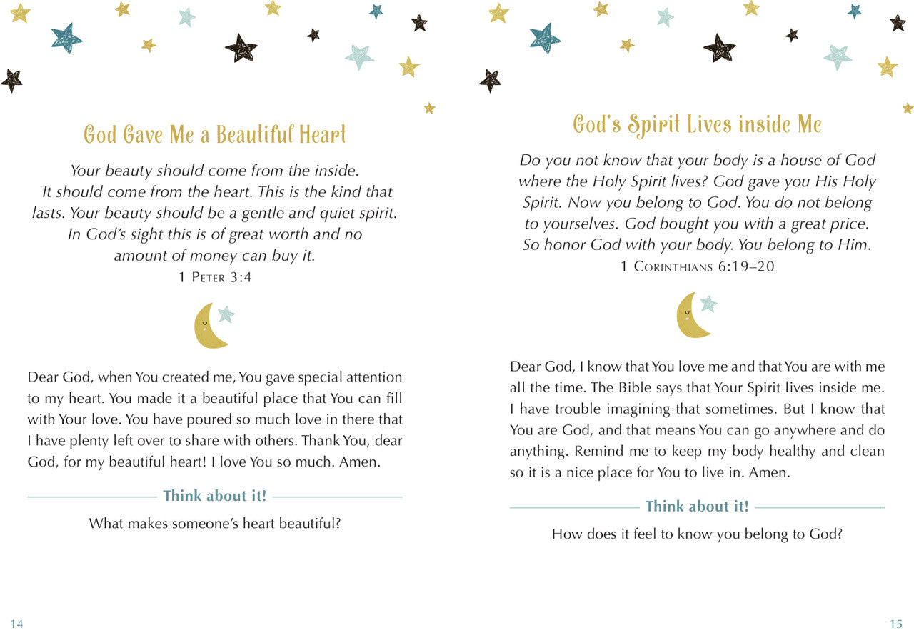 3-Minute Bedtime Prayers for Little Hearts - The Christian Gift Company