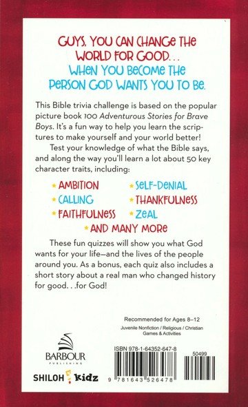 Brave Boys Bible Trivia - The Christian Gift Company
