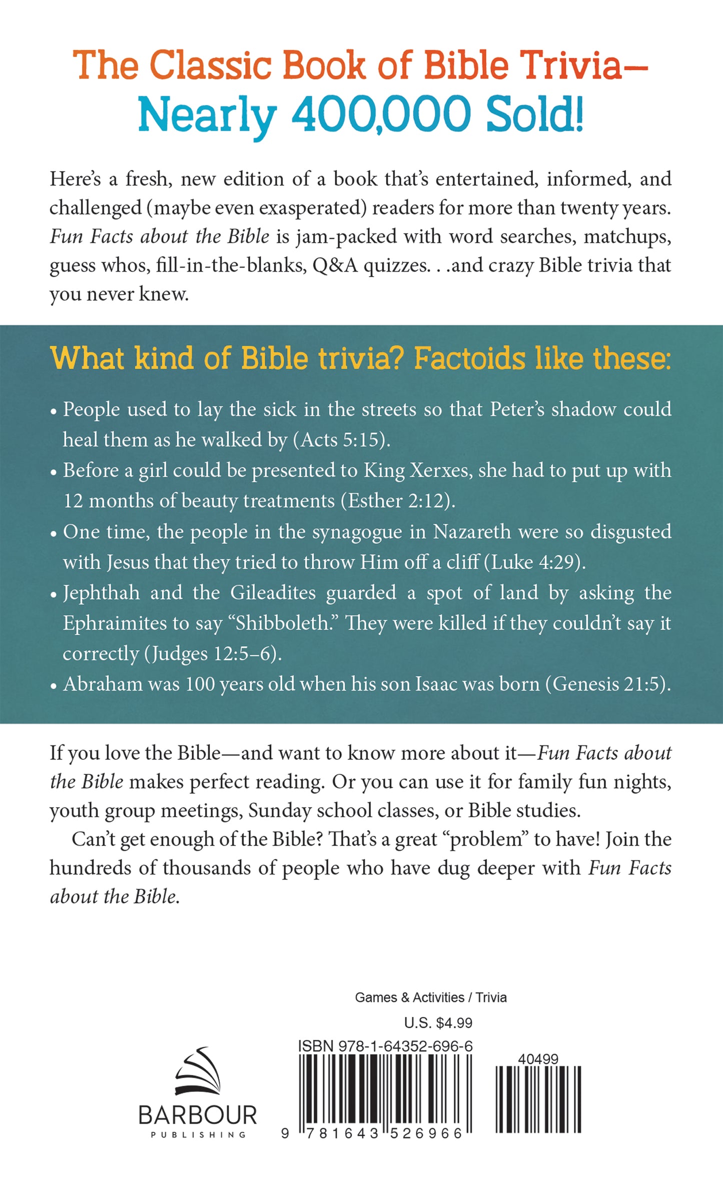 Fun Facts about the Bible