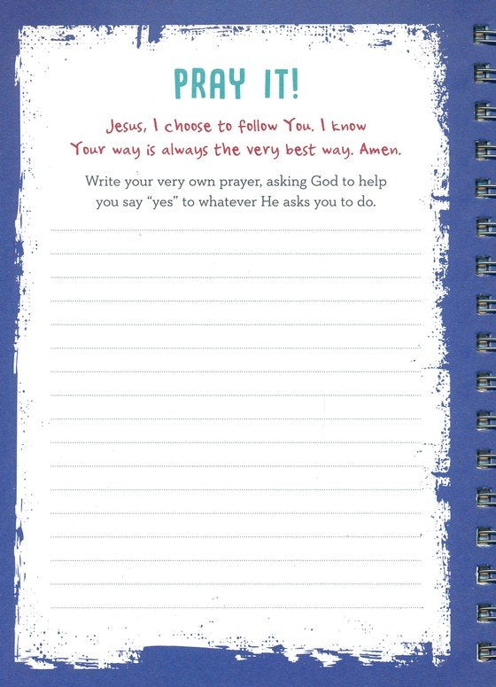 A to Z Devotional Journal and Sketchbook for Brave Boys - The Christian Gift Company
