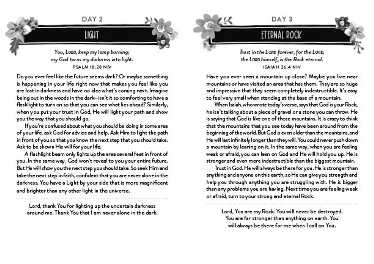 3-Minute Daily Devotions for Girls - The Christian Gift Company