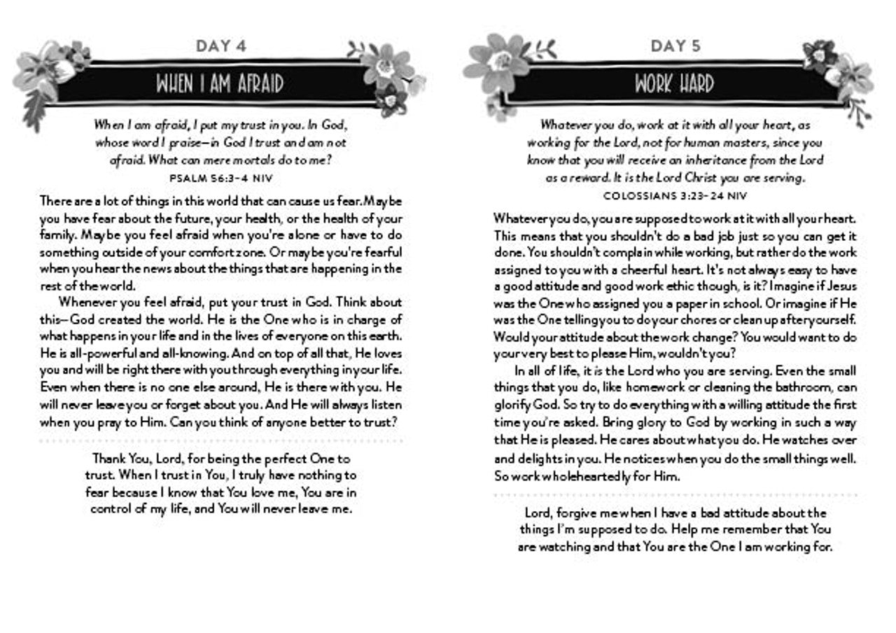 3-Minute Daily Devotions for Girls - The Christian Gift Company