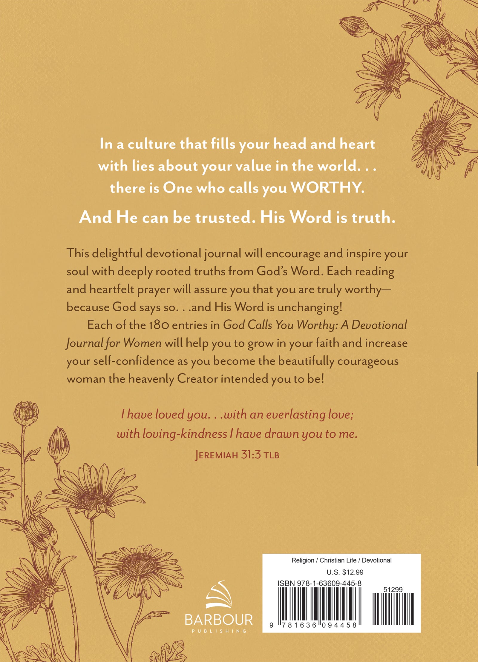 God Calls You Worthy: A Devotional Journal for Women - The Christian Gift Company