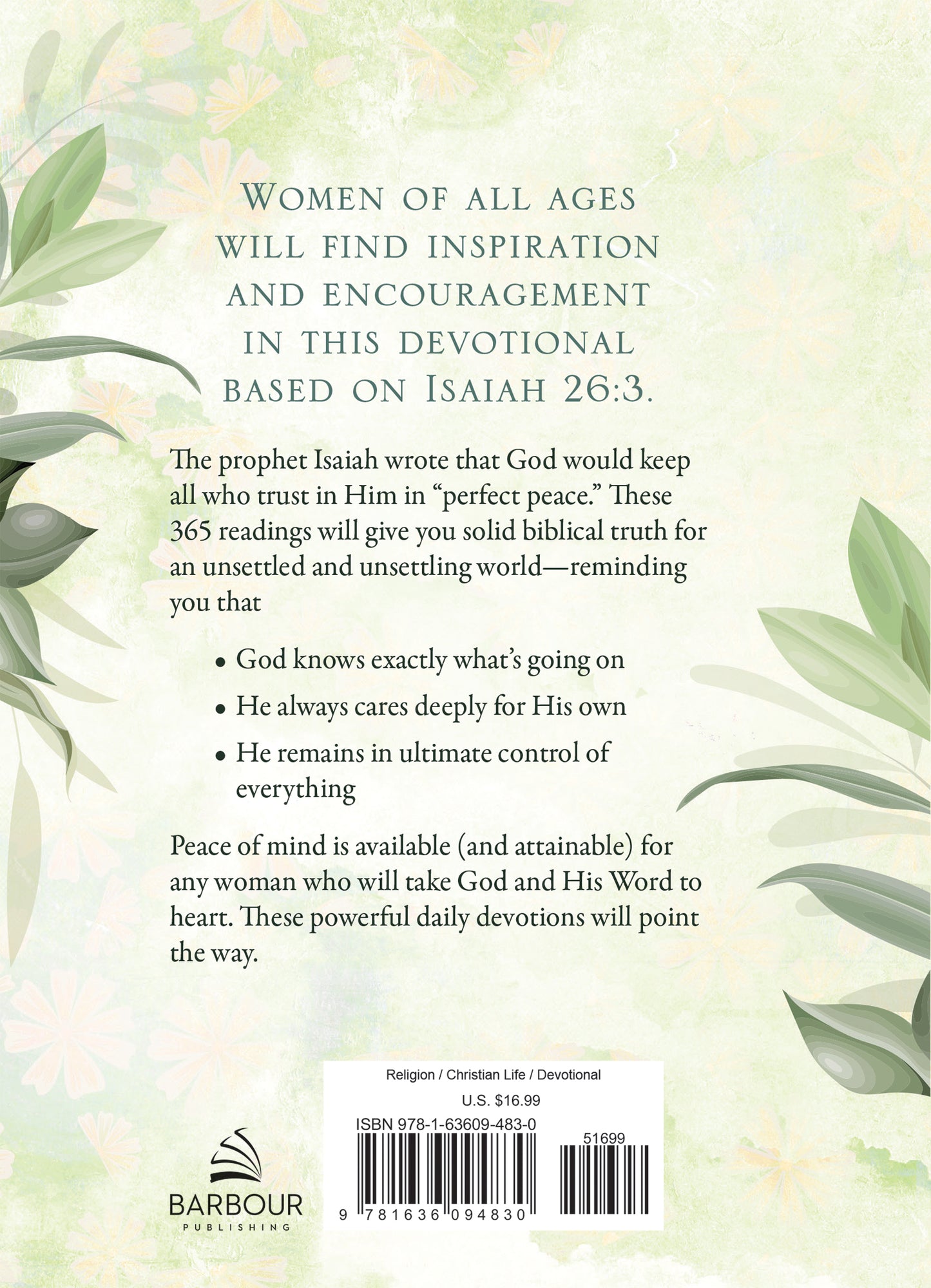 Daily Devotions for Peace of Mind - The Christian Gift Company