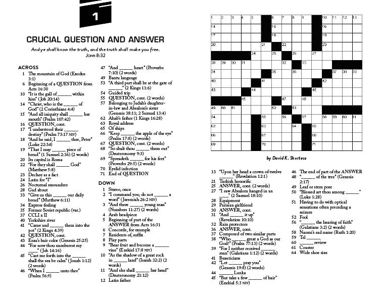 Jumbo Bible Crossword Fun - The Christian Gift Company
