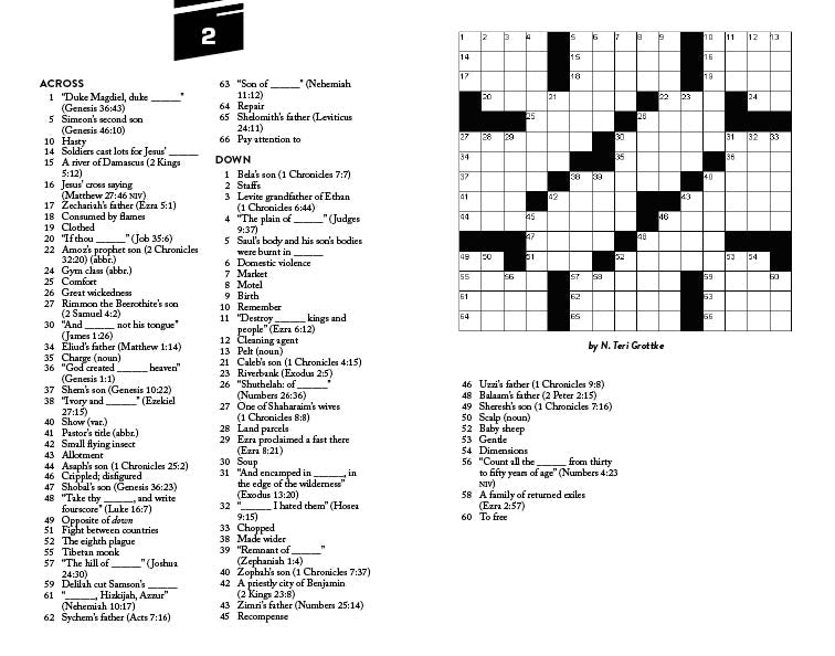 Jumbo Bible Crossword Fun - The Christian Gift Company