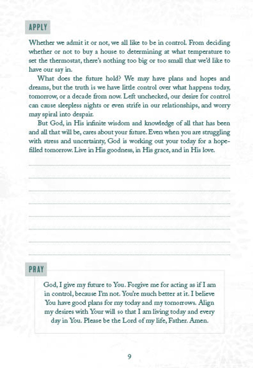 The 5-Minute Bible Study Journal for Women: Mornings in God's Word - The Christian Gift Company