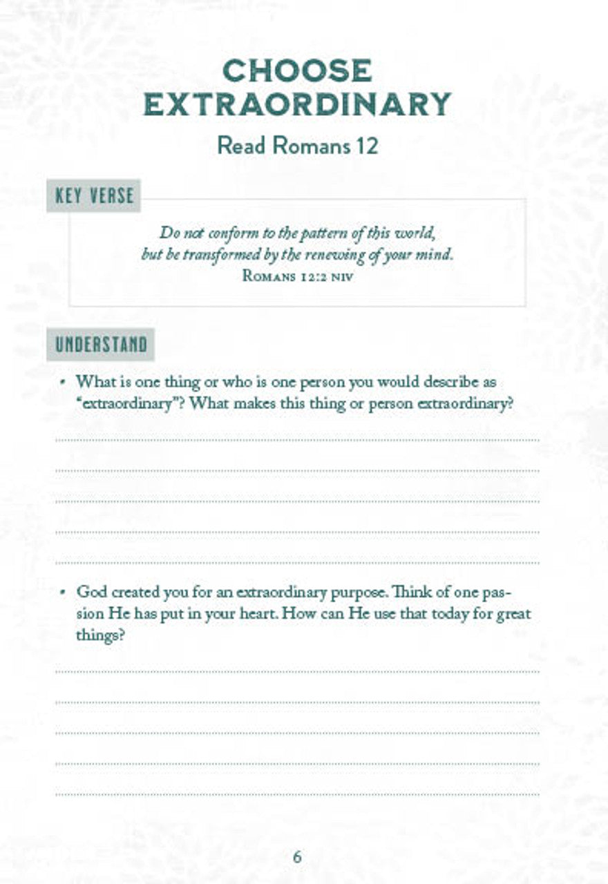 The 5-Minute Bible Study Journal for Women: Mornings in God's Word - The Christian Gift Company