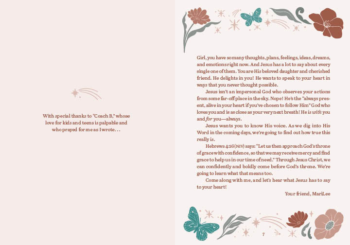 When Jesus Speaks to a Teen Girl's Heart - The Christian Gift Company