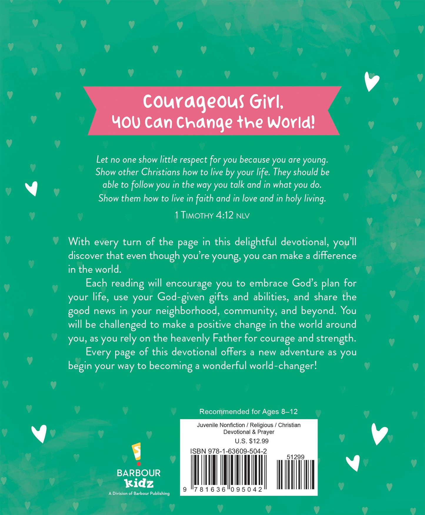 Courageous Girls Can Change the World - The Christian Gift Company