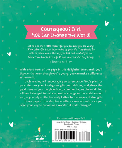 Courageous Girls Can Change the World - The Christian Gift Company