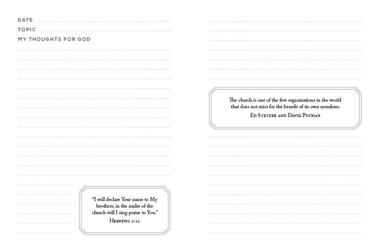 Spiritual Disciplines Journal - The Christian Gift Company