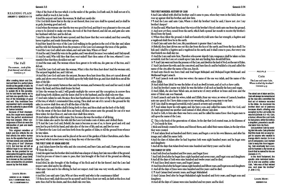 The 1-Minute KJV Study Bible (Lavender Petals) - The Christian Gift Company