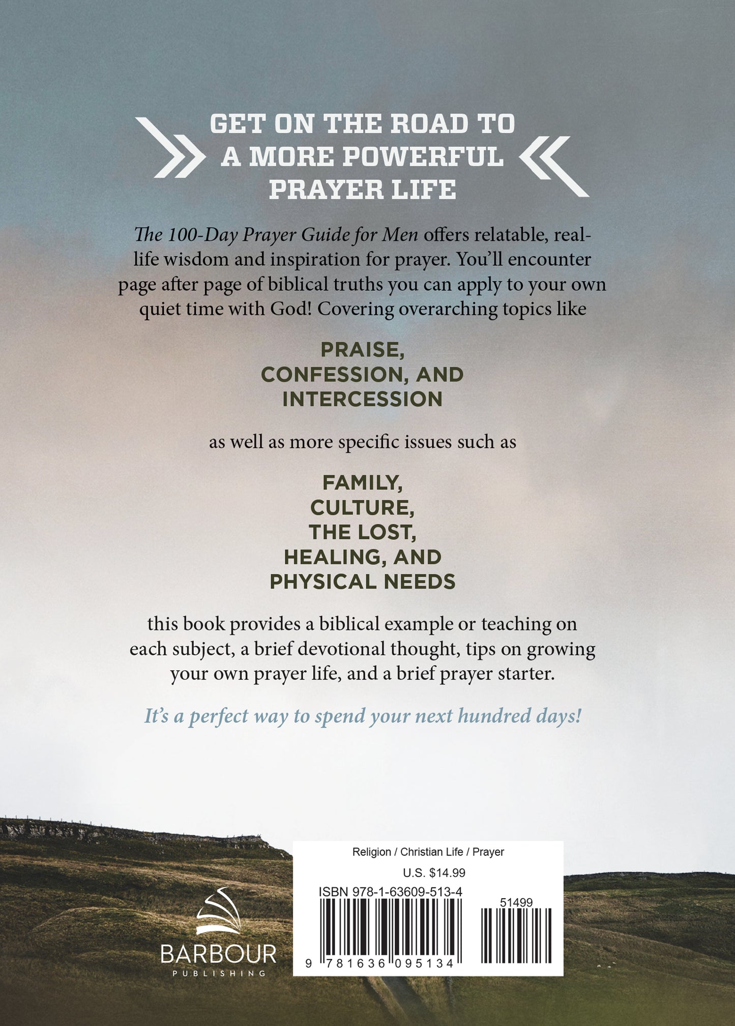 The 100-Day Prayer Guide for Men - The Christian Gift Company