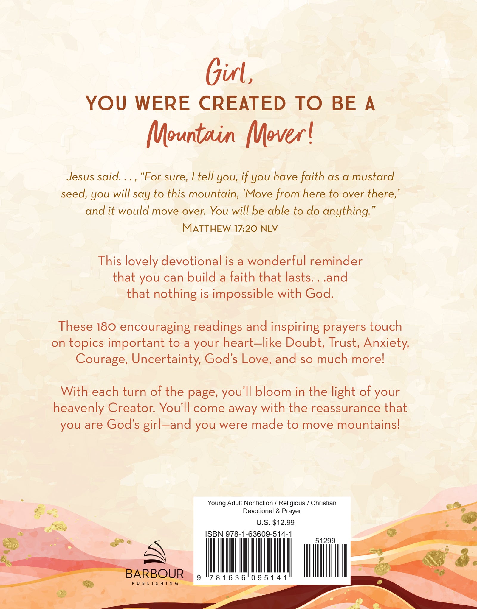 Devotions for a "Moving Mountains" Kind of Girl - The Christian Gift Company