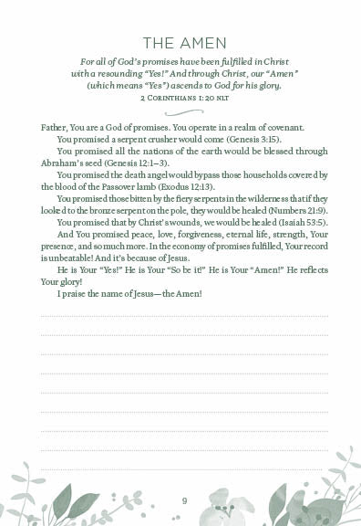 My Prayer Journal: Praying the Names of God - The Christian Gift Company